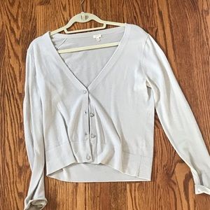 J. Crew Jewel Button Merino Wool Cardigan, Medium